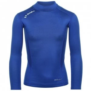 Image of Sondico Mock Neck Baselayer Juniors - Royal