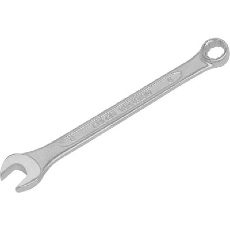 Image of Loops 8mm Combination Spanner - Fully Polished Heads - Chrome Vanadium Steel Metallics