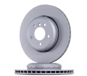 Image of ATE Brake disc 24.0124-0201.2 Brake rotor,Brake discs BMW,5 Limousine (E60),5 Touring (E61),6 Coupe (E63),6 Cabrio (E64)