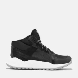 Image of Timberland Solar Wave Hiking Boot For Junior In Black Kids, Size 4