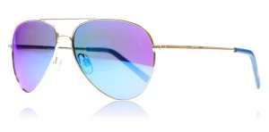 Image of Polaroid Junior PLD8015 Sunglasses Gold J5G Polariserade 50mm