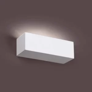 Image of Eaco 1 Light Indoor Small Wall Light White Plaster, G9