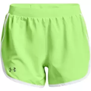 Image of Under Armour Fly By 2 Shorts Womens - Green