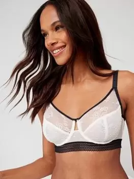 Image of DORINA Avani Non Padded Wired Bra - Off White, Size 42E, Women