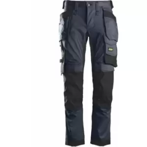 Image of Snickers 6241 AllroundWork Stretch Trouser - Steel Grey Size: 33W 32L - 048