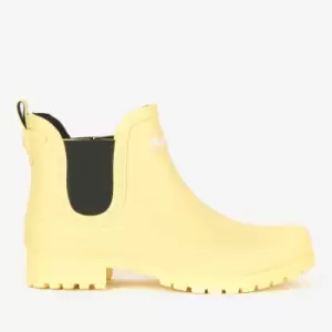 Image of Barbour Wilton Logo-Patched Rubber Chelsea Boots - UK 3