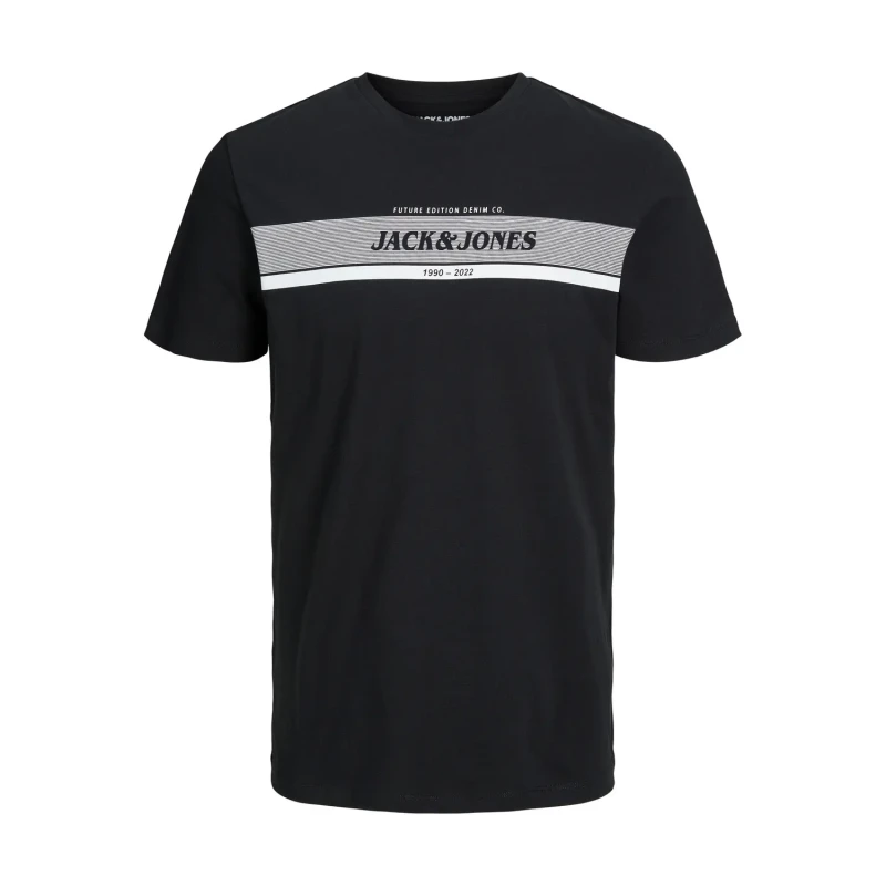 Image of jack & jones Crew neck T-Shirt Jack & Jones Jjalex Noir Male M