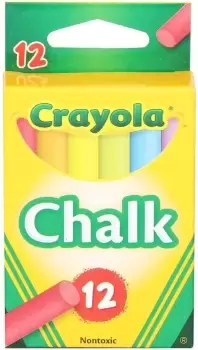 Image of Coloured Chalk 12 Pack