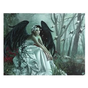 Image of Swan Song Canvas Plaque by Nene Thomas