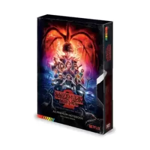 Image of Stranger Things Premium Notebook A5 VHS (S2)
