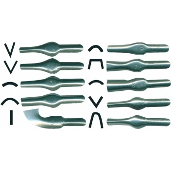 Image of Major Brushes Lino Cutters Assorted No. 1-10 - Pack of 25