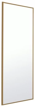 Image of Sliding Wardrobe Door W914mm Oak Frame Mirror