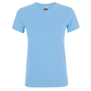 Image of SOLS Womens/Ladies Regent Short Sleeve T-Shirt (L) (Sky Blue)