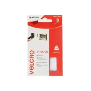 Image of Brand Stick On Tape 20mm x 50cm White - 60224 - Velcro