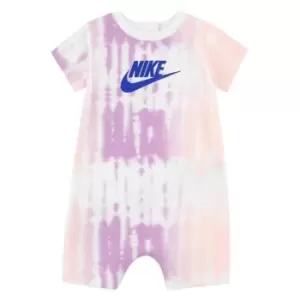 Image of Nike Tie Dye Romper Baby Girls - Pink