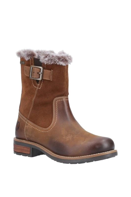 Image of Cotswold 'Kemerton' Ankle Boots Tan
