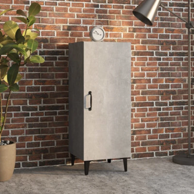 Image of VIDAXL Sideboard Concrete Grey 34.5x34x90cm Engineered Wood Vidaxl 8720287080756