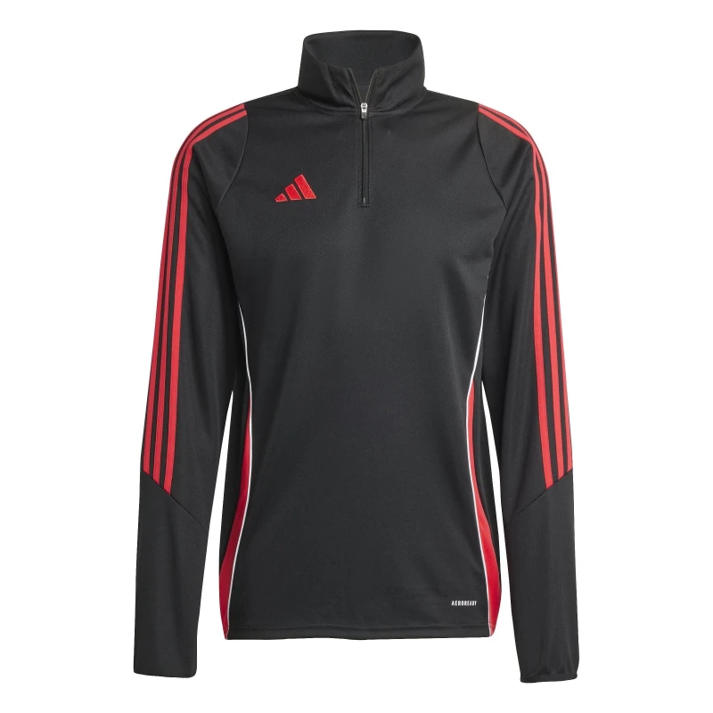 Image of adidas Mens Tiro24 Tracksuit Top Black/Ruby male XS