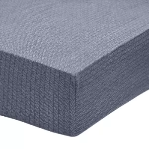 Image of Bedeck of Belfast Mazana Double Fitted Sheet, Midnight