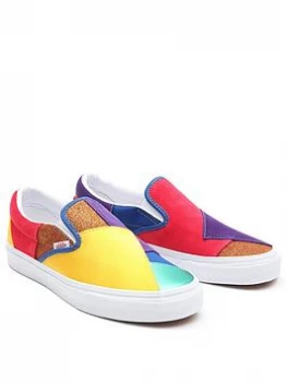 Image of Vans UA Pride Classic Slip-On - Multi, Size 4, Women
