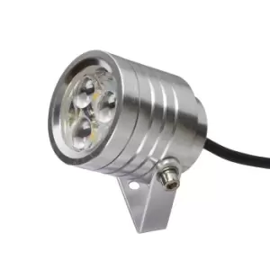 Image of Outdoor IP54 3 Bulb Wall Light Anodised Aluminium LED 1W d01114