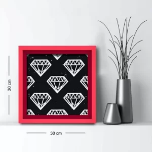 Image of 3030AHS-060 Multicolor Decorative Framed MDF Painting