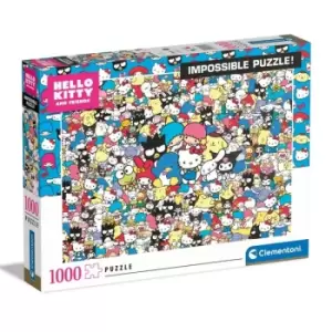 Image of Hello Kitty Impossible Jigsaw Puzzle Hello Kitty And Friends (1000 pieces)