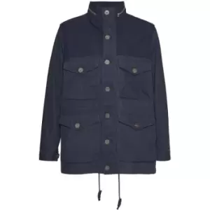Image of French Connection Kurtz Cotton Mix Jacket - Blue