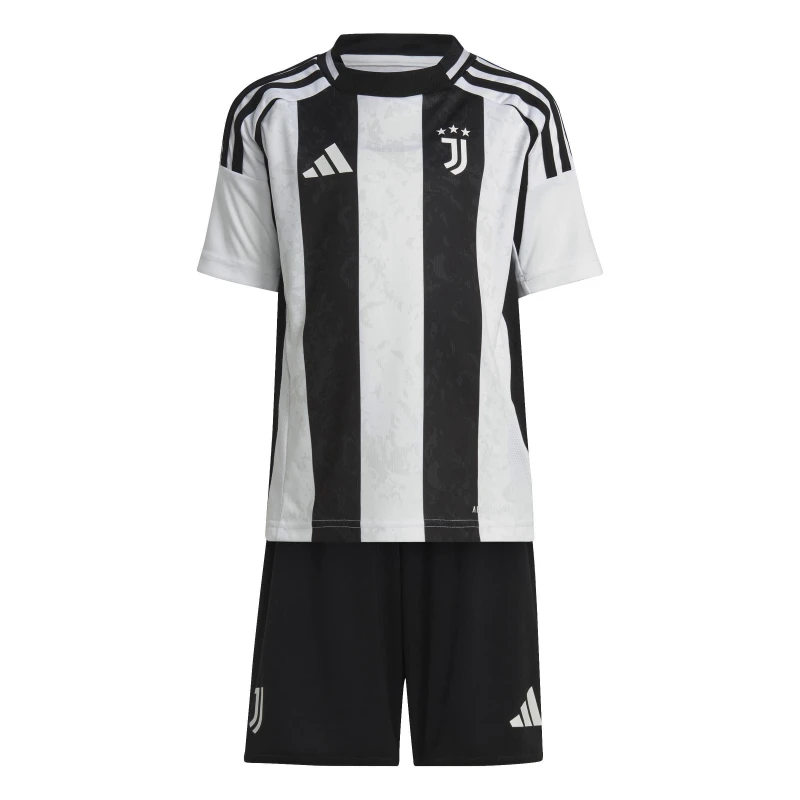 Image of adidas Unisex Kids Juventus Home Mini Kit White/Black unisex 1-2 Years