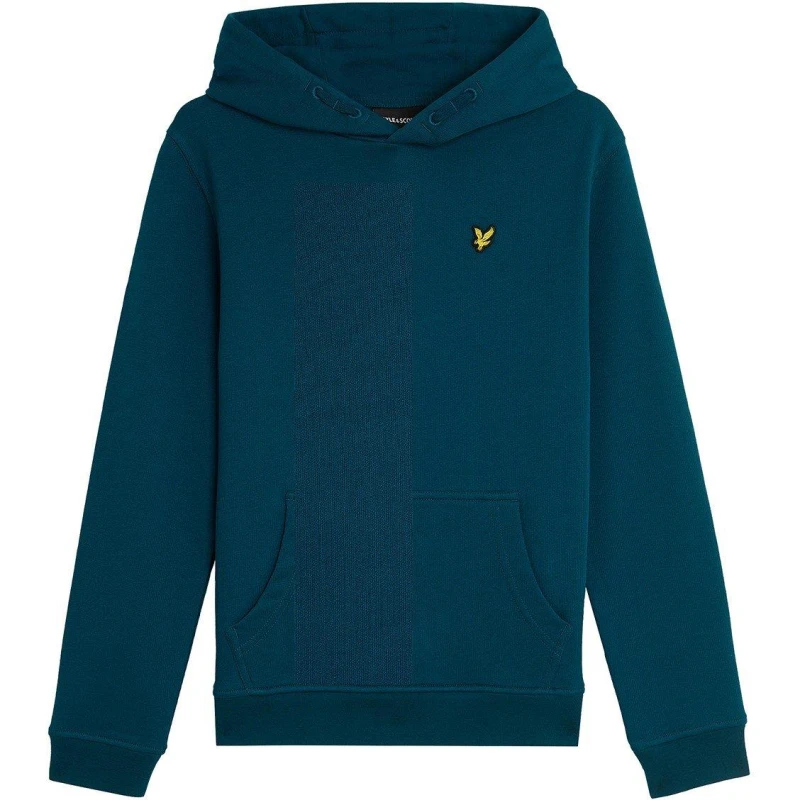 Image of Lyle and Scott Classic Hoodie Juniors - Blue Blue 7 - 8 Years