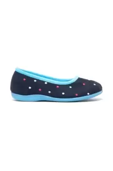 Image of Isla Dotted Ballerina Memory Foam Slippers