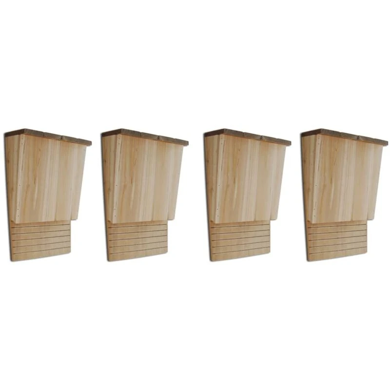 Image of VIDAXL Bat Houses 4 pcs 22x12x34cm Wood Vidaxl 276009
