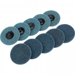 Image of Draper Polycarbide Abrasive Pad Disc 75mm 75mm Fine Pack of 10
