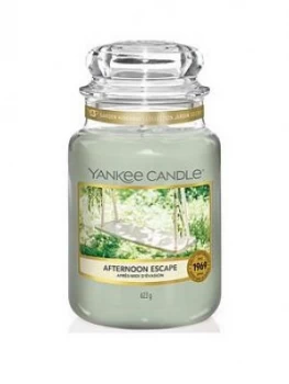 Image of Yankee Candle Garden Hideaway Collection Large Jar Afternoon Escape Scented Candle 623g