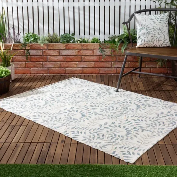Image of Vinea Outdoor Washable Rug Green