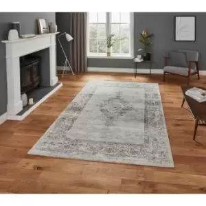Image of Milano Think N9695 Grey 120cm x 170cm Rectangle - Grey