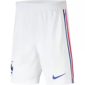 Image of Nike France Home Shorts 2020 Junior - White