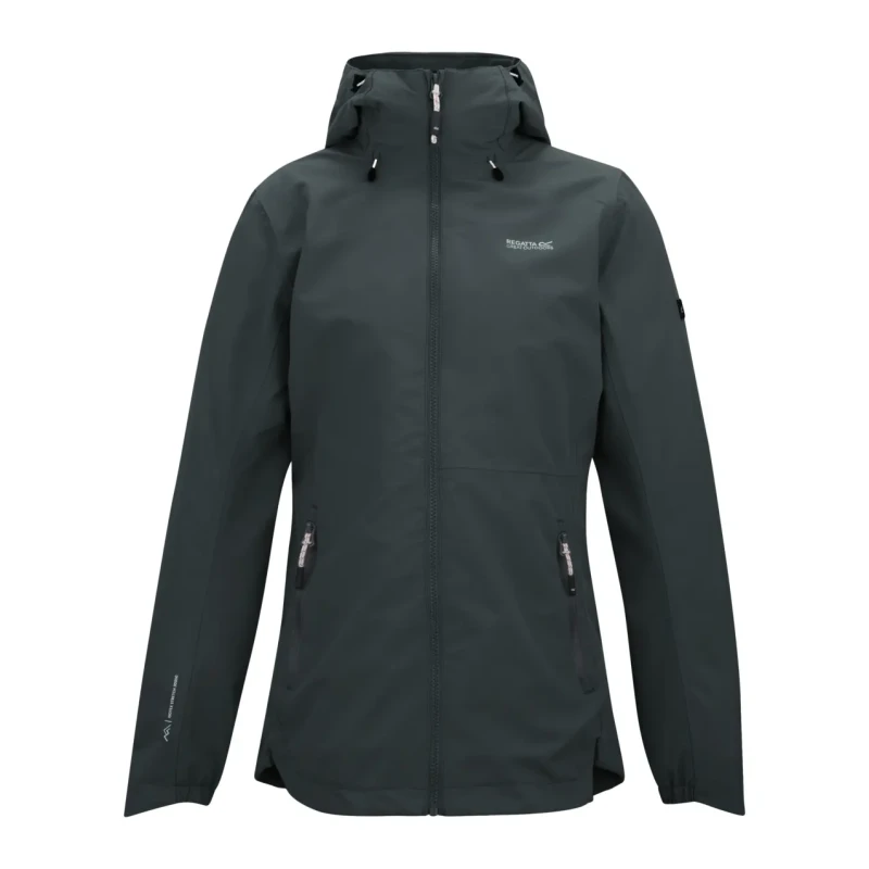 Image of Womens waterproof jacket Regatta Hamara IV Gris Female 38