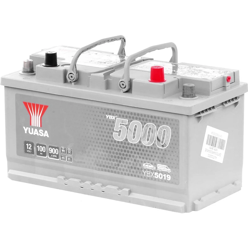 Image of YUASA YBX5019 Starter battery Battery Capacity: 100Ah Starter Battery (1)