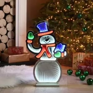 Image of Festive 56cm Snowman Infinity Light
