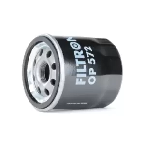 Image of FILTRON Oil filter PEUGEOT,TOYOTA,CITROEN OP 572 01FBO045,X123,X161 Engine oil filter X72,1109AZ,1109Y4,1611540380,1613181380,1616399880,9467515580