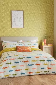 Image of 'Mr Fox Birthday' Cotton Duvet Cover Set