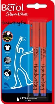 Image of Berol Handwriting Pen Black PK2