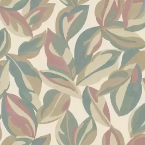 Image of Holden Decor Abstract Leaf Multi