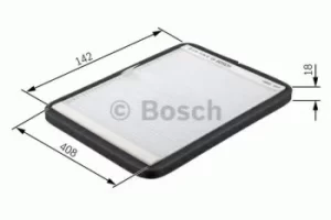 Image of Bosch 1987432010 Cabin Filter M2010
