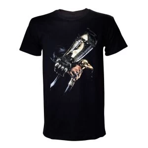 Image of Assassins Creed IV - Black Flag Hidden Blade Male XL T-Shirt - Black