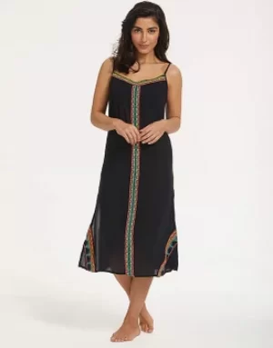 Image of St Lucia Embroidered Midi Dress