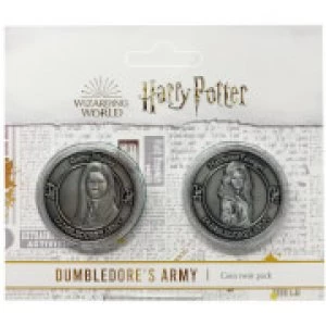 Image of Harry Potter Dumbledore Army Collectible Coin Set : Hermione And Ginny