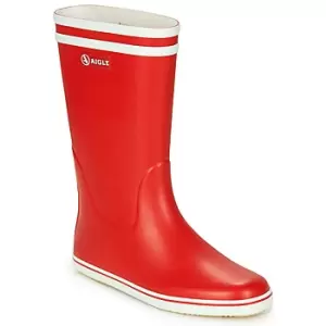 Image of Aigle MALOUINE womens Wellington Boots in Red,4,5,5.5,6.5,7.5
