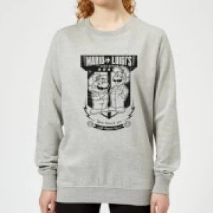 Image of Nintendo Mario Kart Fix-It Team Womens Sweatshirt - Grey - L